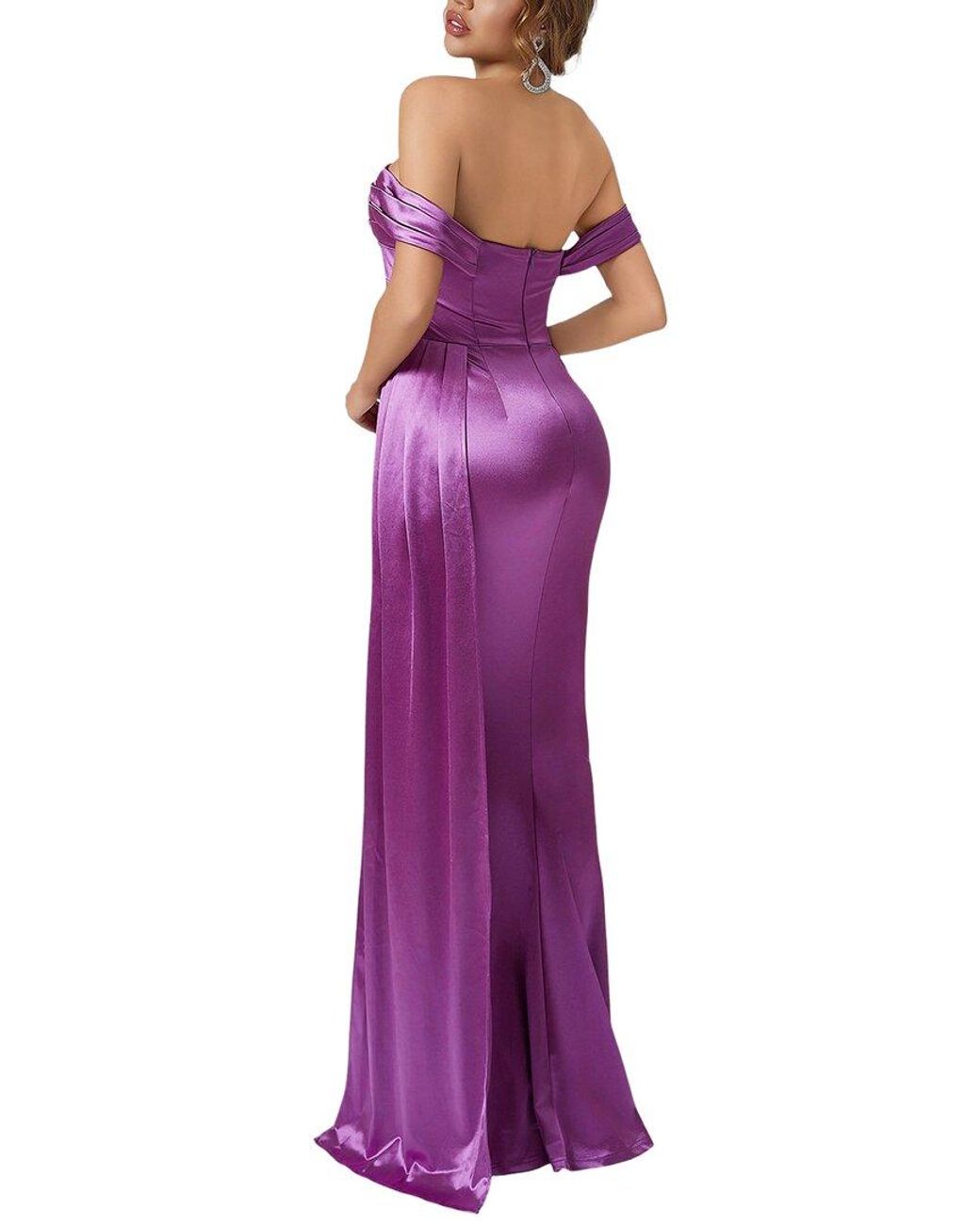Amanda Royal Purple Maxi Dress