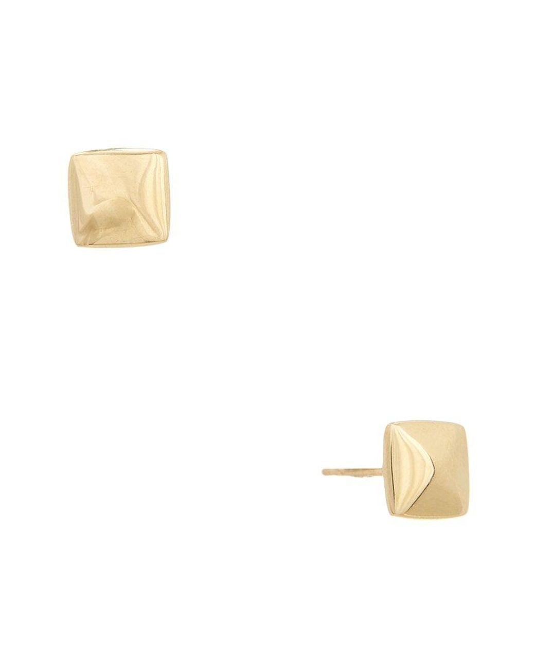 Italian Gold White 14K Earrings