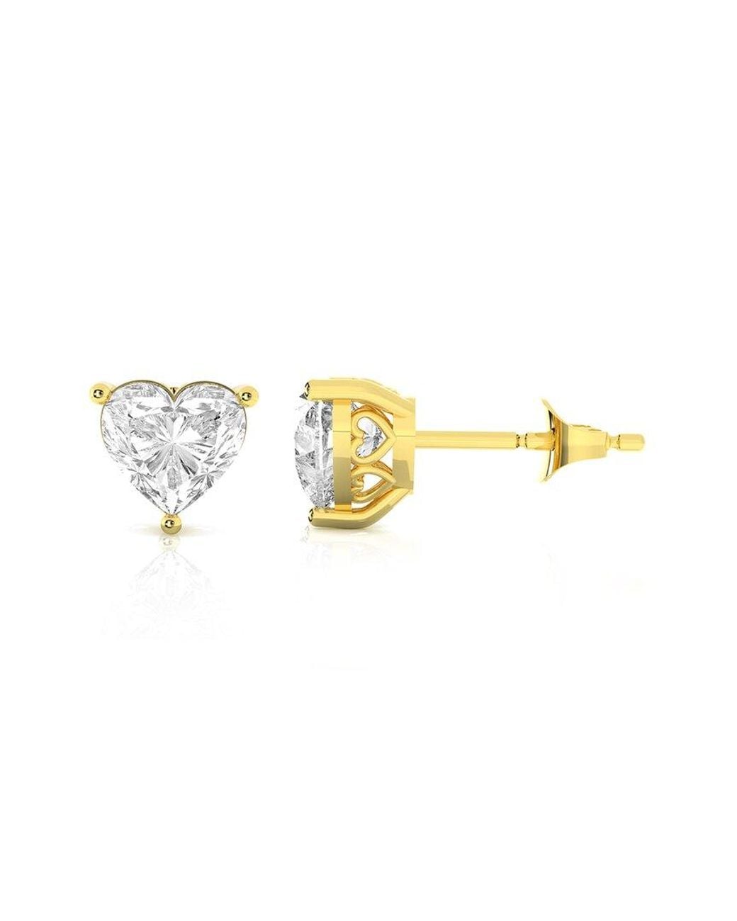 Amairah White 14K 4.00 Ct. Tw. Lab-Grown Diamond Stud Earrings