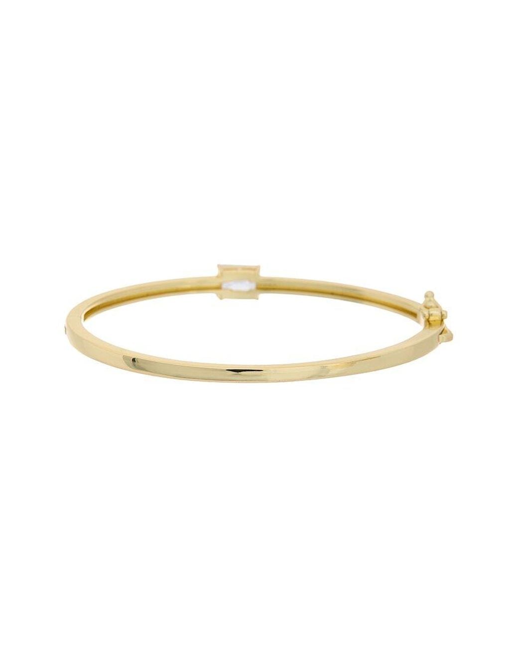 Juvell White Plated Topaz Bracelet