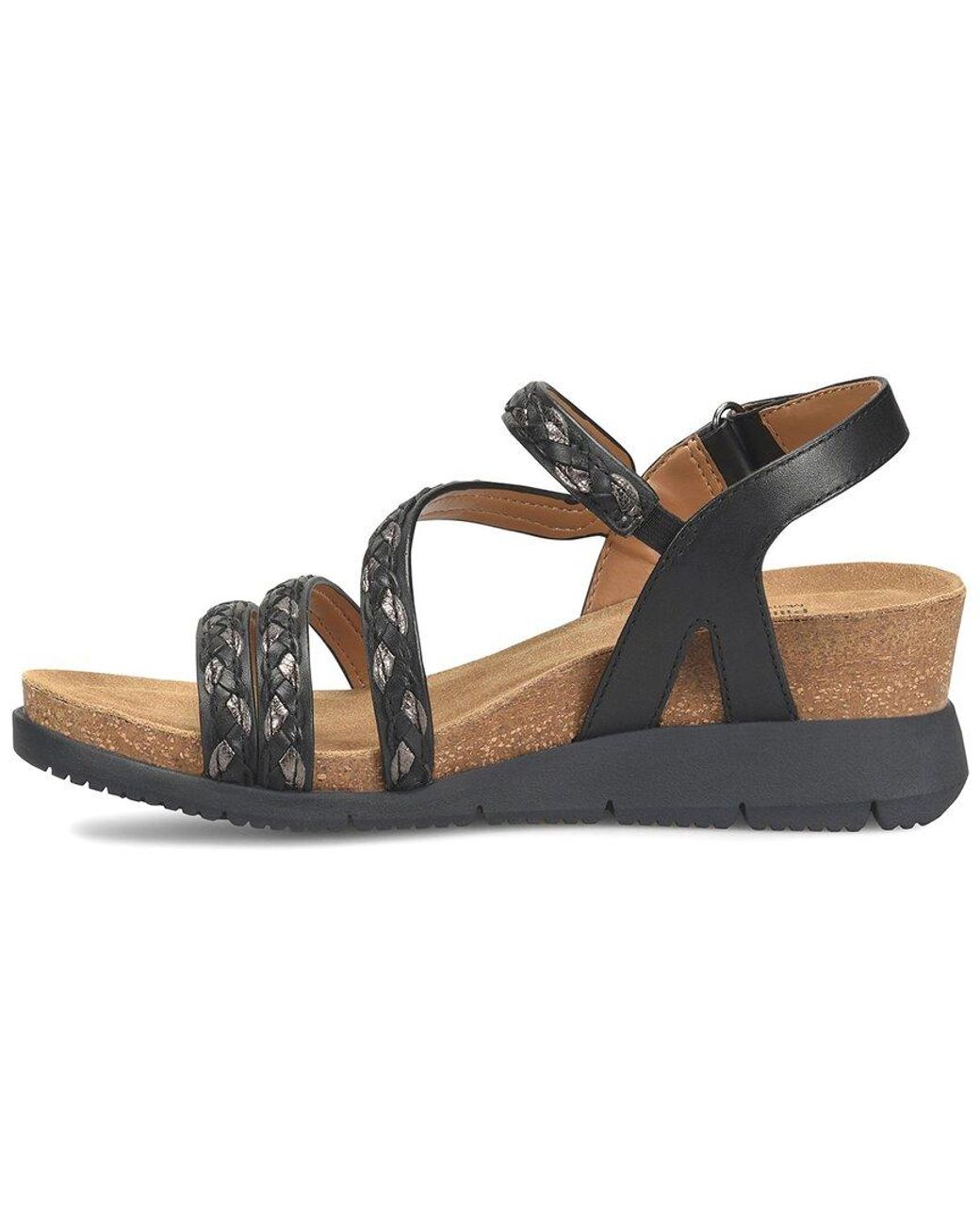 Comfortiva Metallic Silvia Leather Sandal