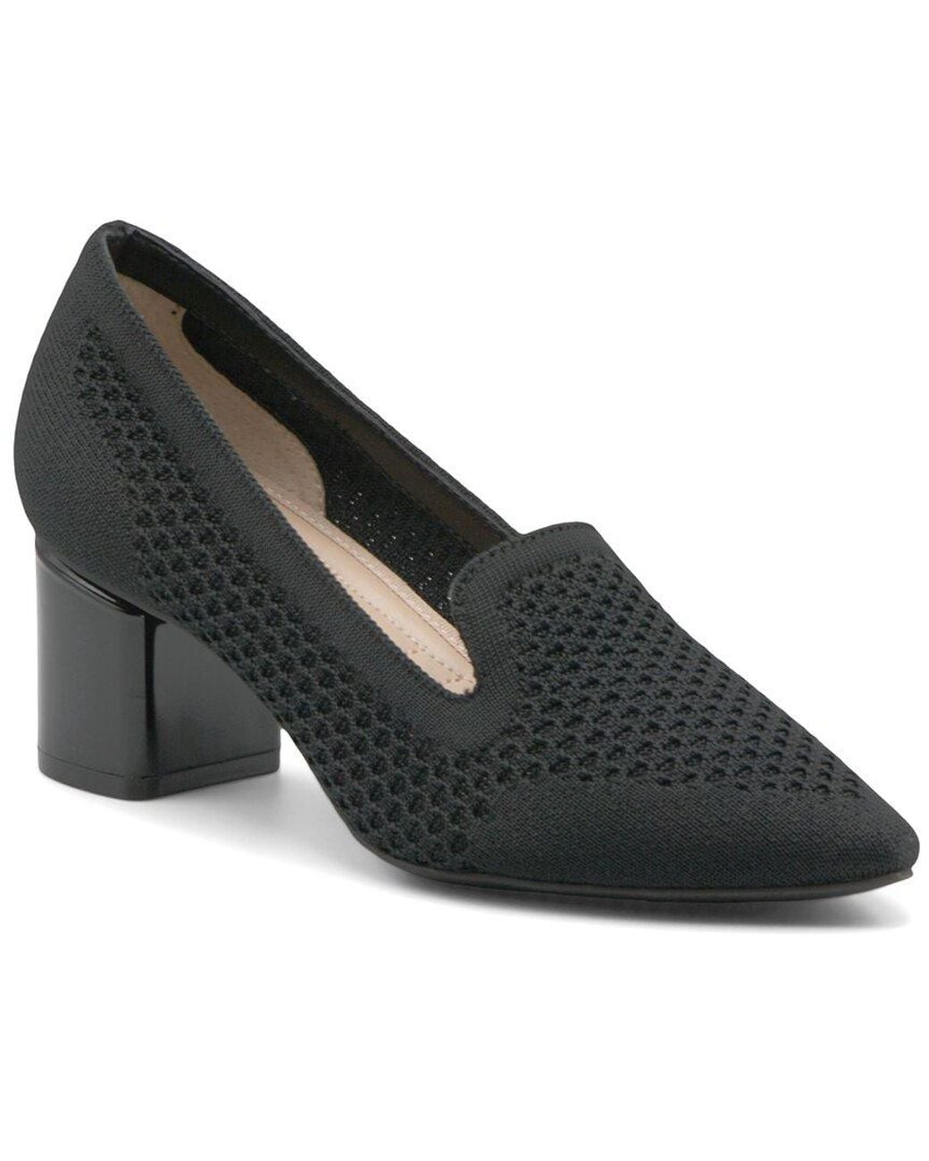 Adrienne Vittadini Black Flang Pump