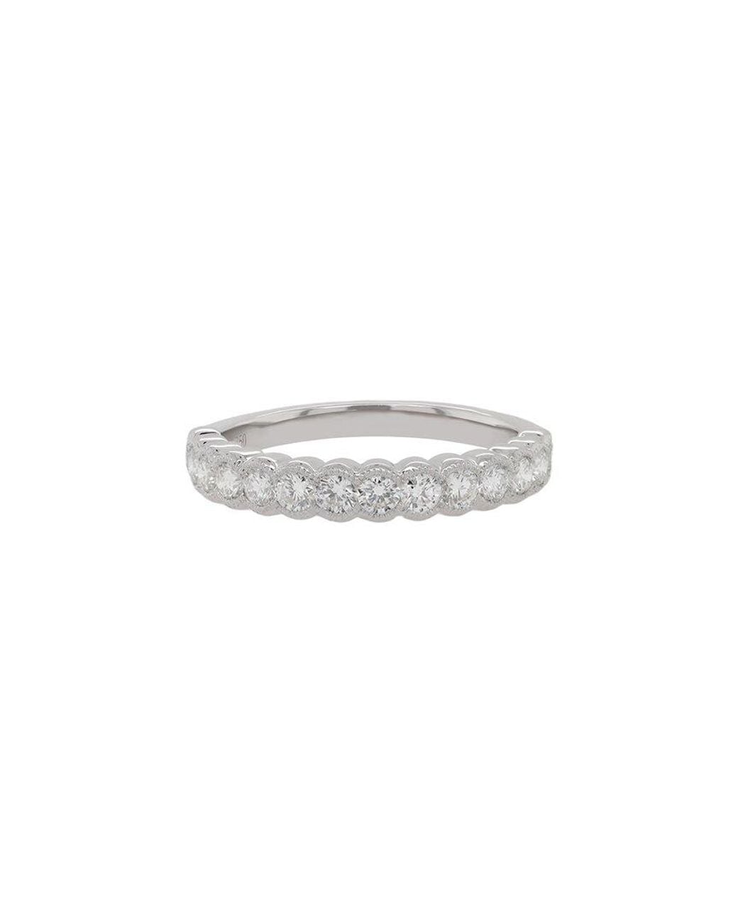 Diana M Multicolor Fine Jewelry 18k 0.73 Ct. Tw. Diamond Half-eternity Ring