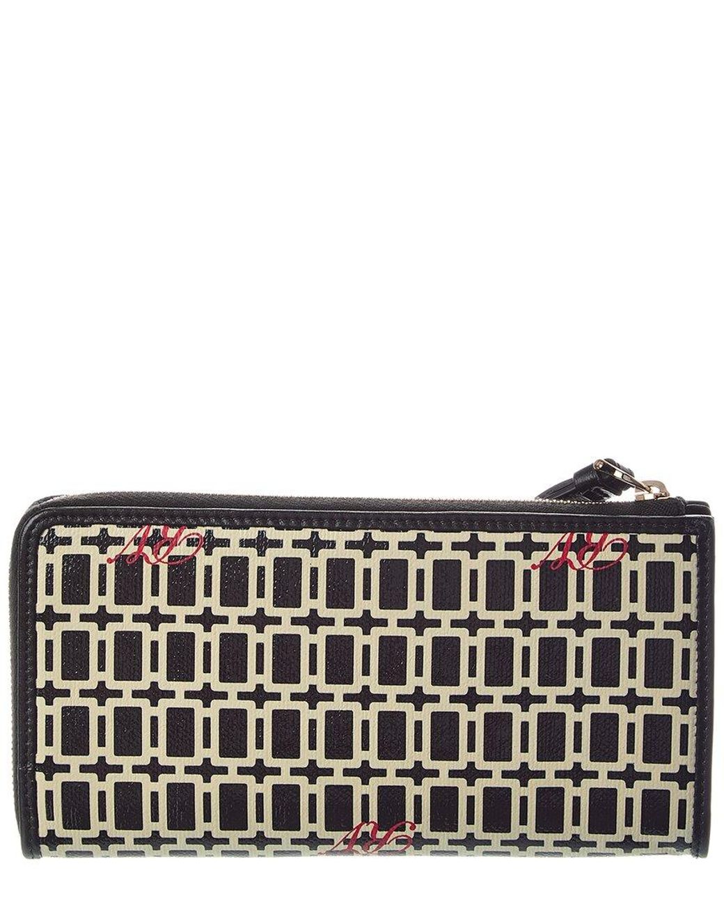 Roger Vivier Black Logo Leather Card Case