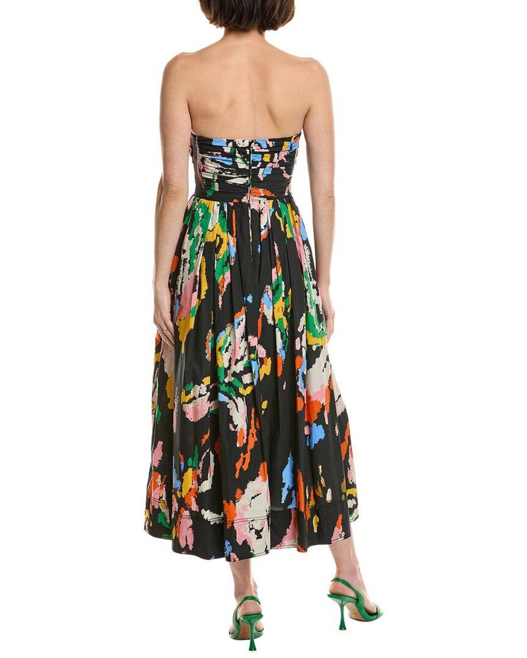 A.L.C. White Tate Print Dress