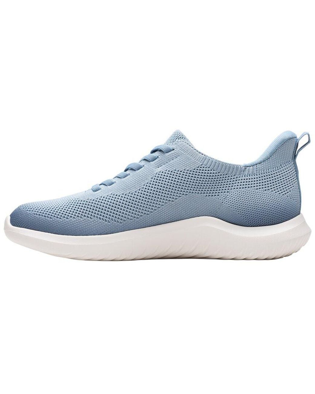 Clarks Blue Nova Lace Textile Sneaker