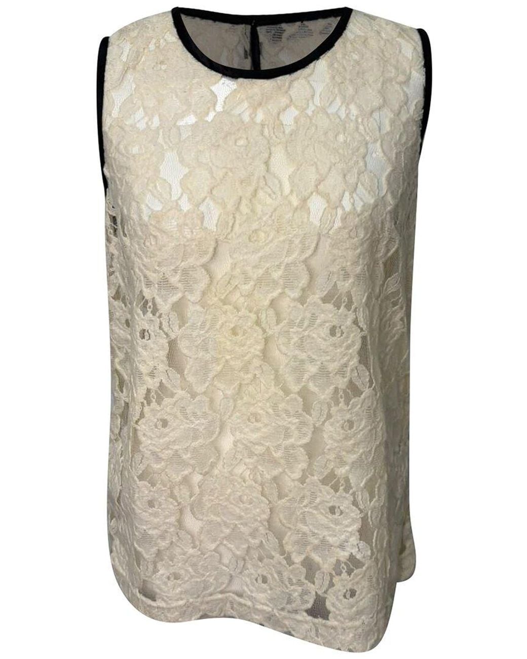 Dolce & Gabbana Multicolor Lace Tank Size It (Authentic Pre-Loved)