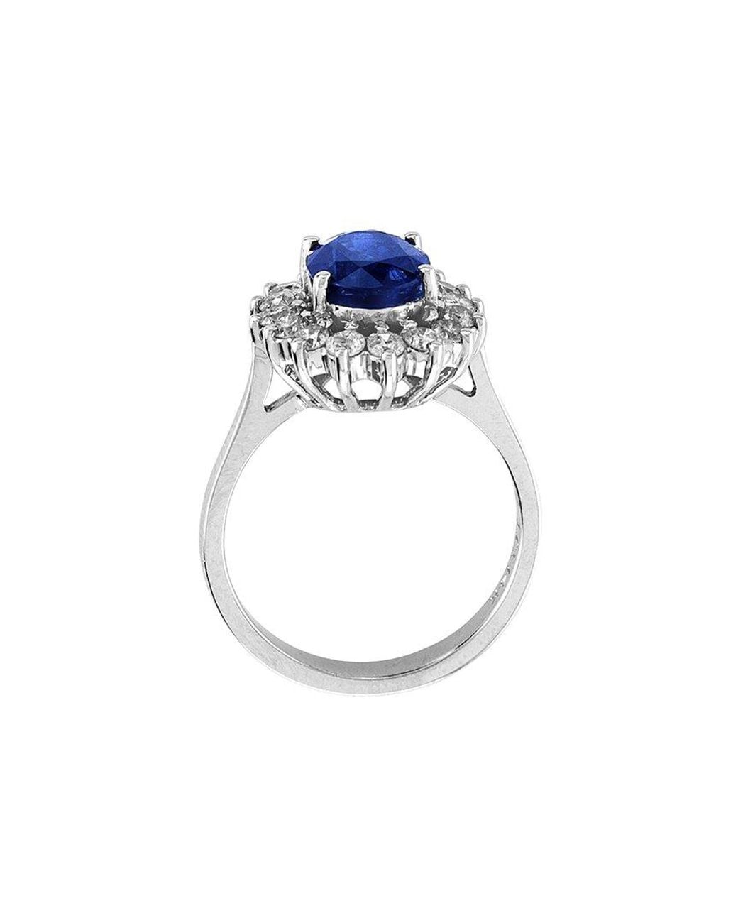 LEVARON Blue 14K 2.75 Ct. Tw. Diamond & Sapphire Cocktail Ring