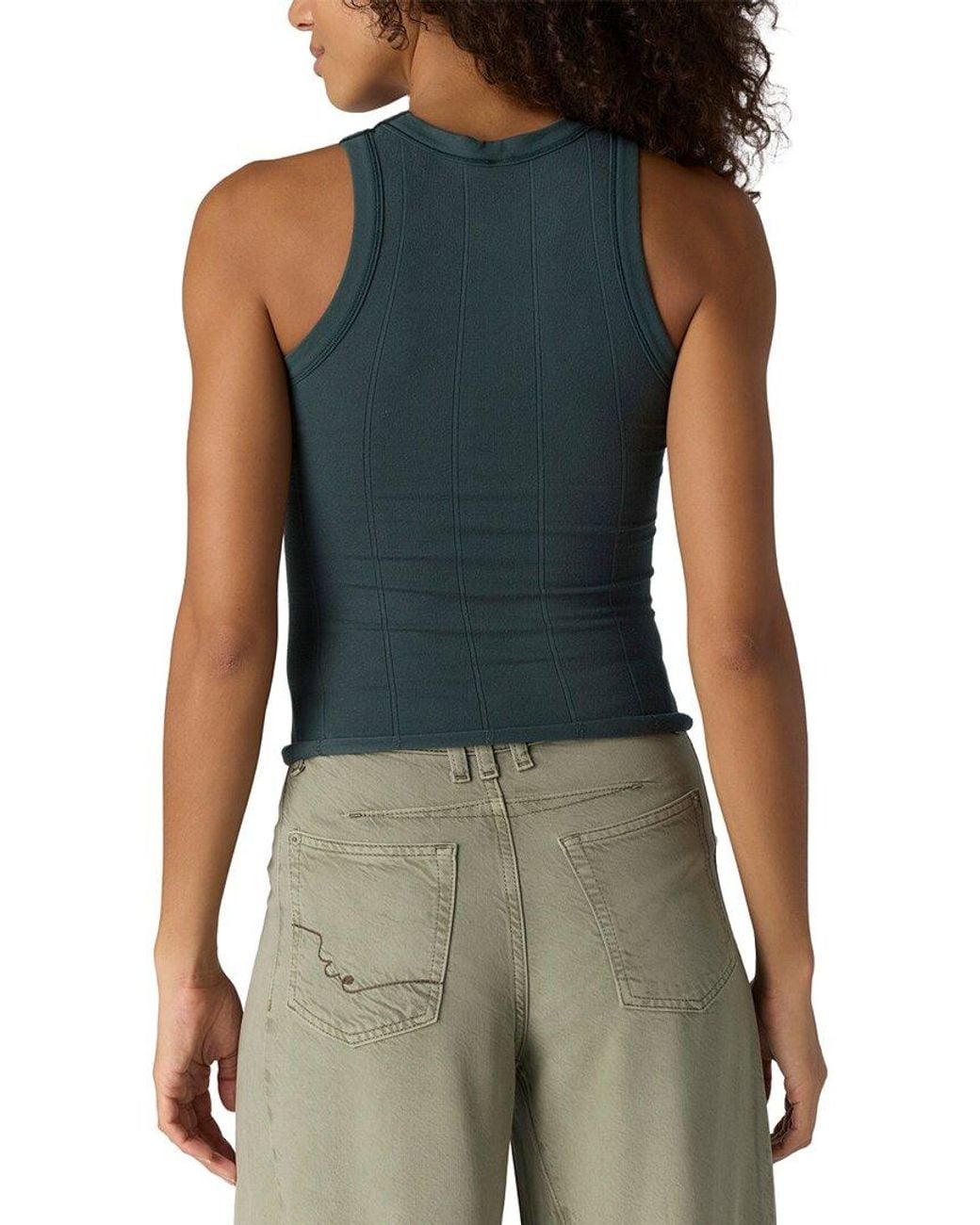 Free People Blue So Soft Tank