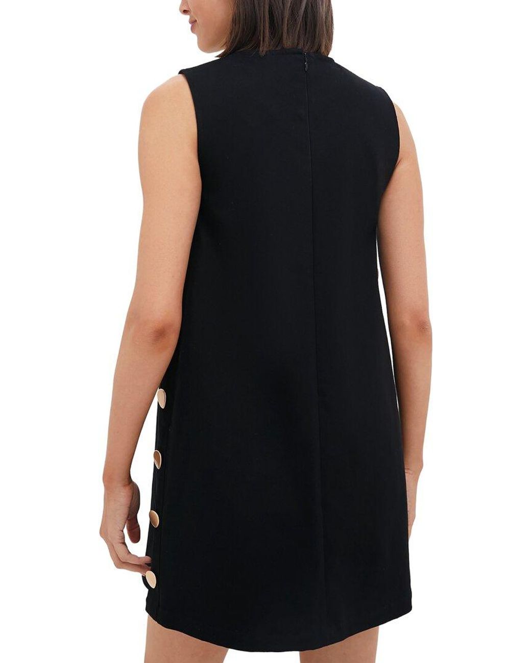 Hyacinth House Black Bitsy Mini Dress