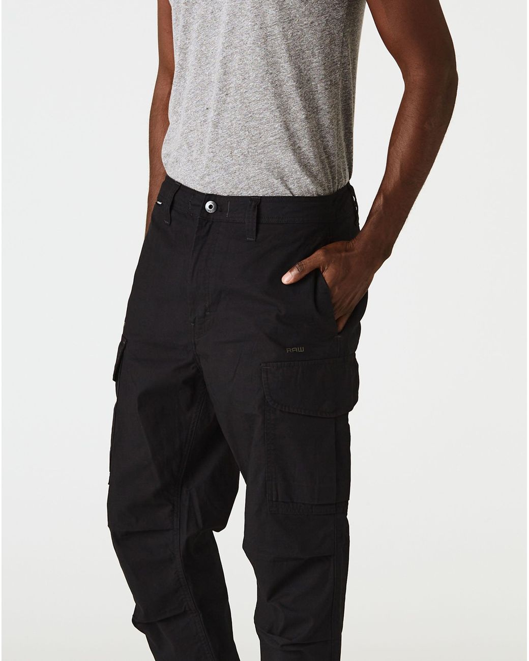 G-Star RAW Combat Cargo Trainer Pants in Black for Men | Lyst