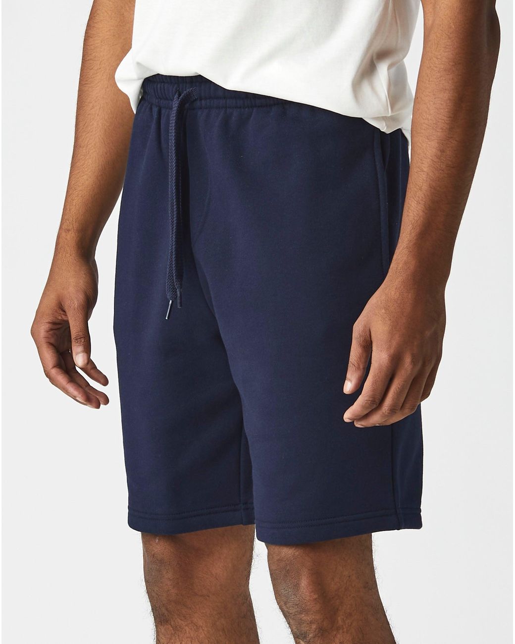 lacoste core fleece shorts