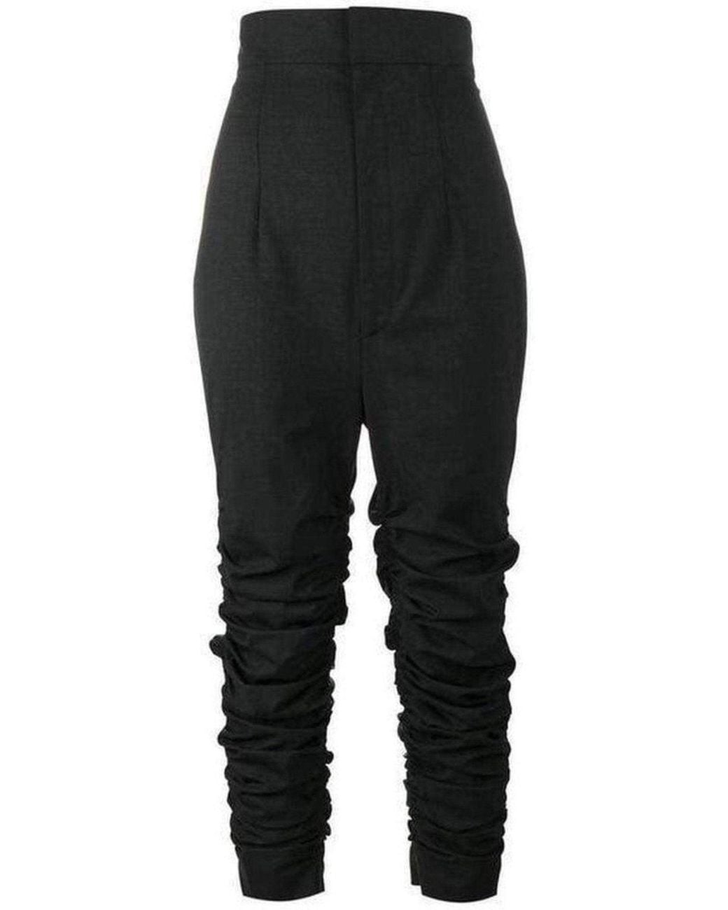 Jacquemus Black Le Corsaire Fronce Trousers Pants