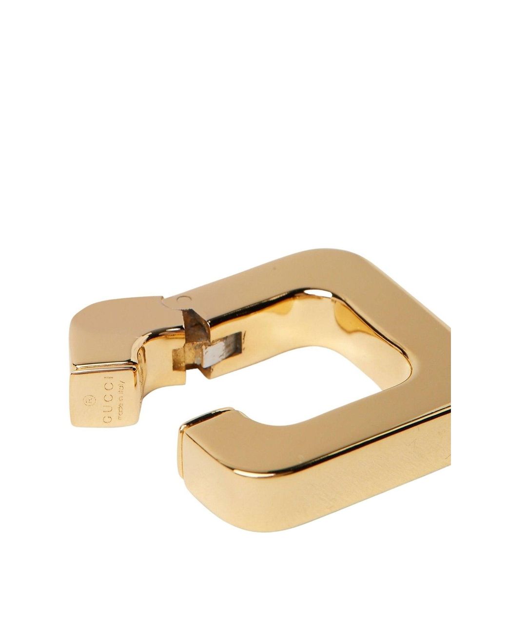 Gucci Metallic Logo-engraved Earring