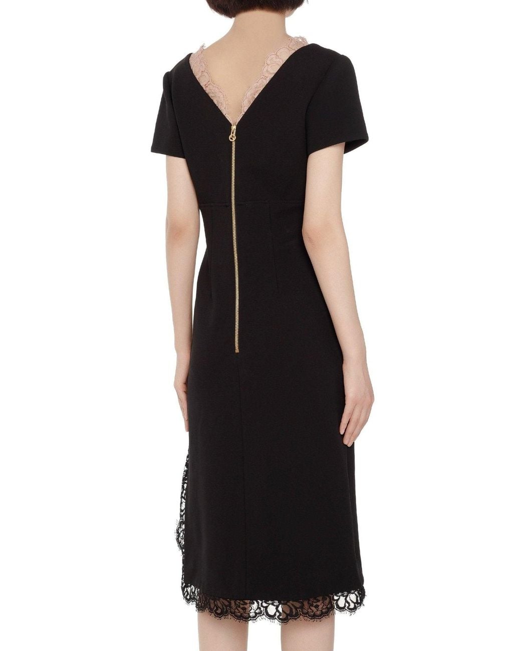 Gucci Black Lace Midi Dress