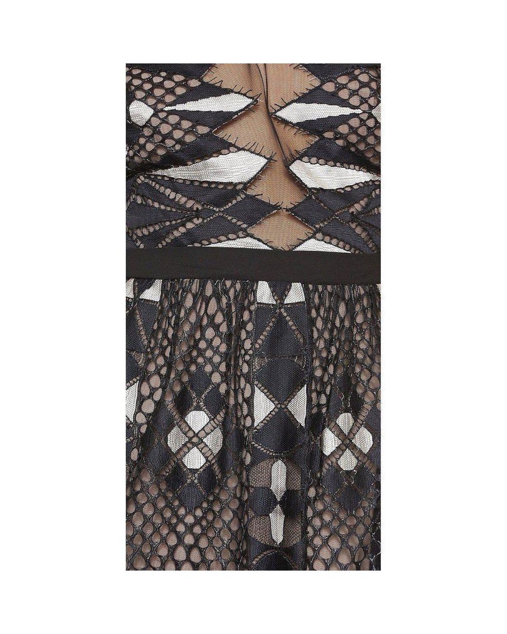 BCBGMAXAZRIA Black Kailey Sleeveless A-line Dress