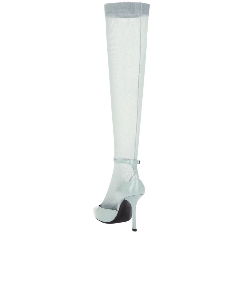Givenchy White Show Stocking Pump