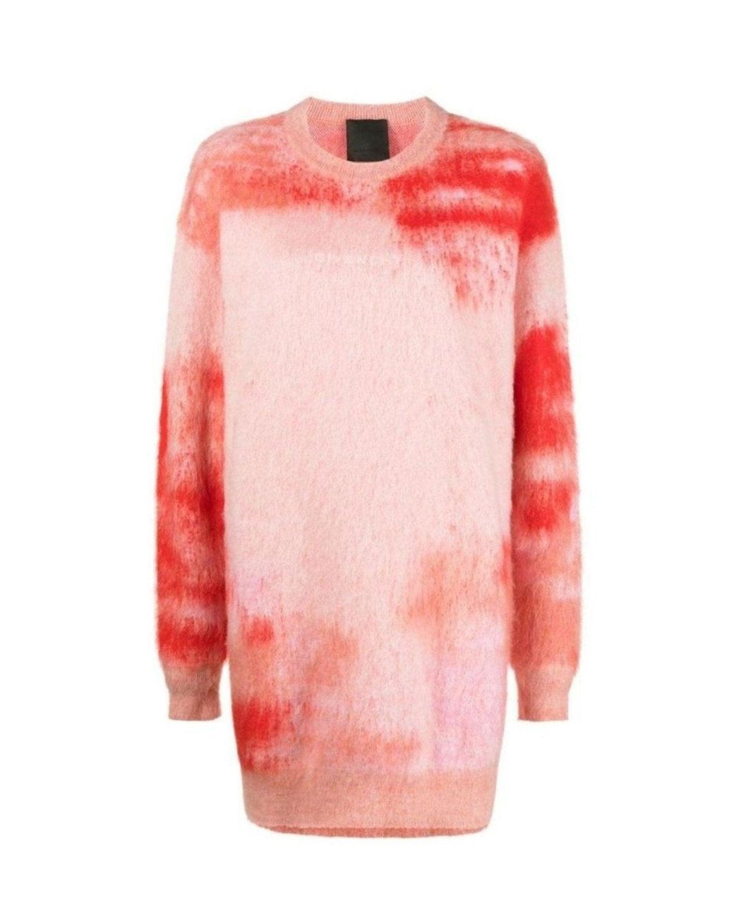 Givenchy Pink Chito Brushed Jacquard-knit Mini Dress