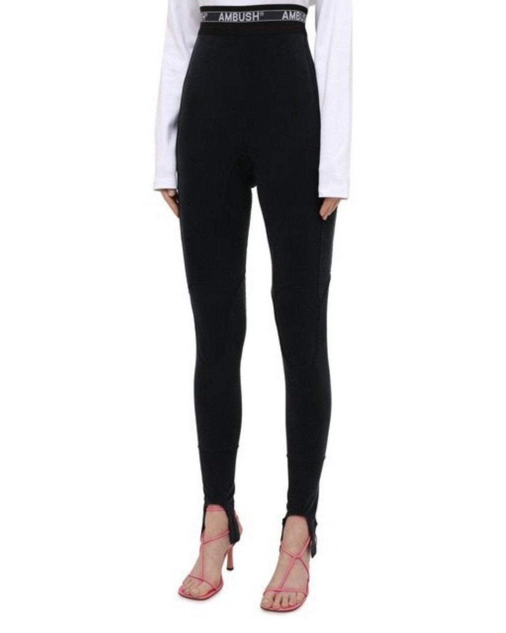 Ambush Black Logo Waistband Leggings
