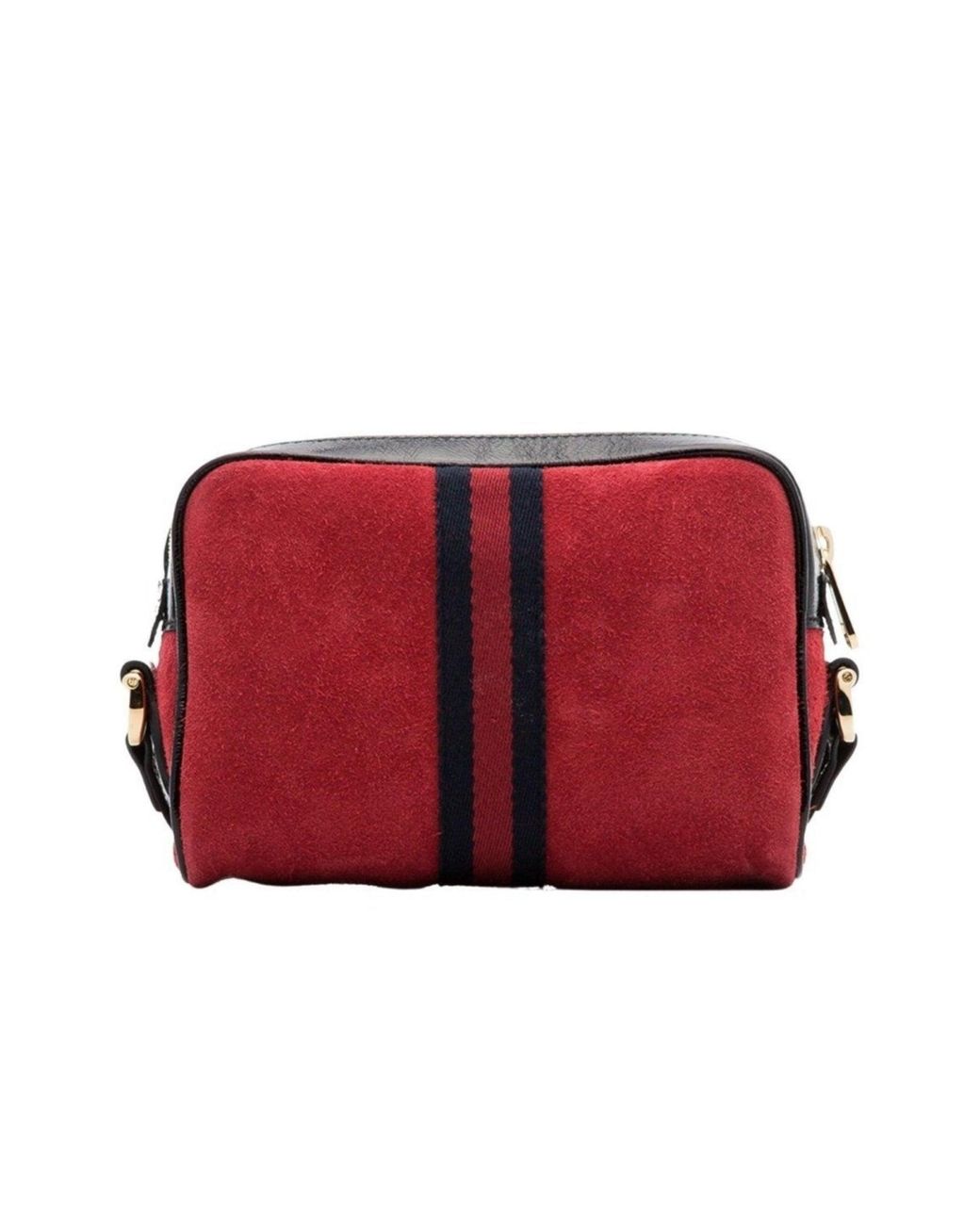 Gucci Red Ophidia Suede Mini Bag