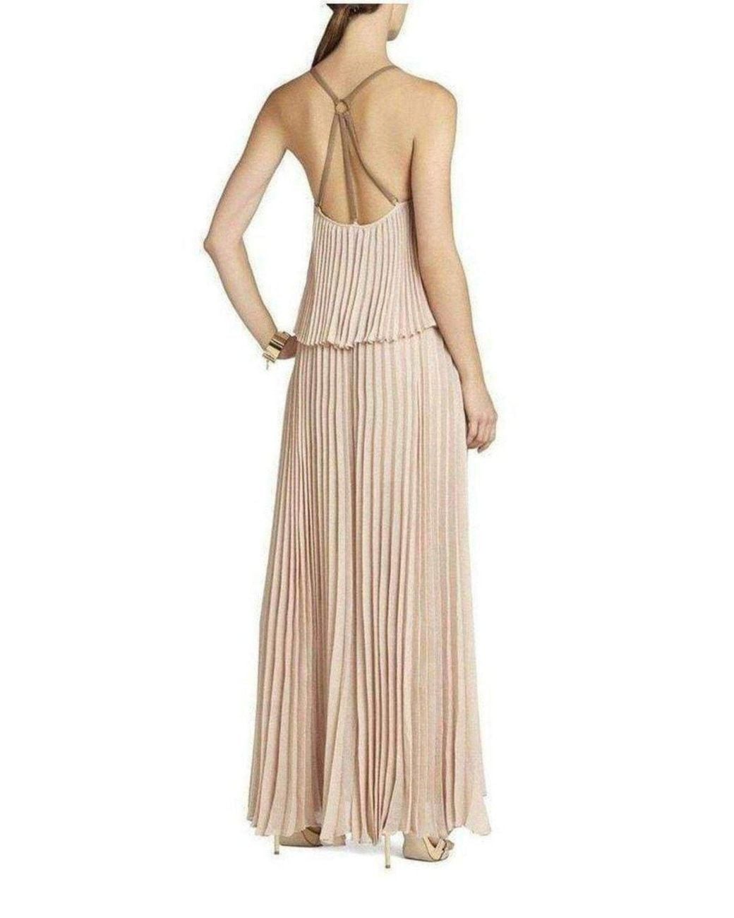 BCBGMAXAZRIA Natural Joelle Parfait Dress