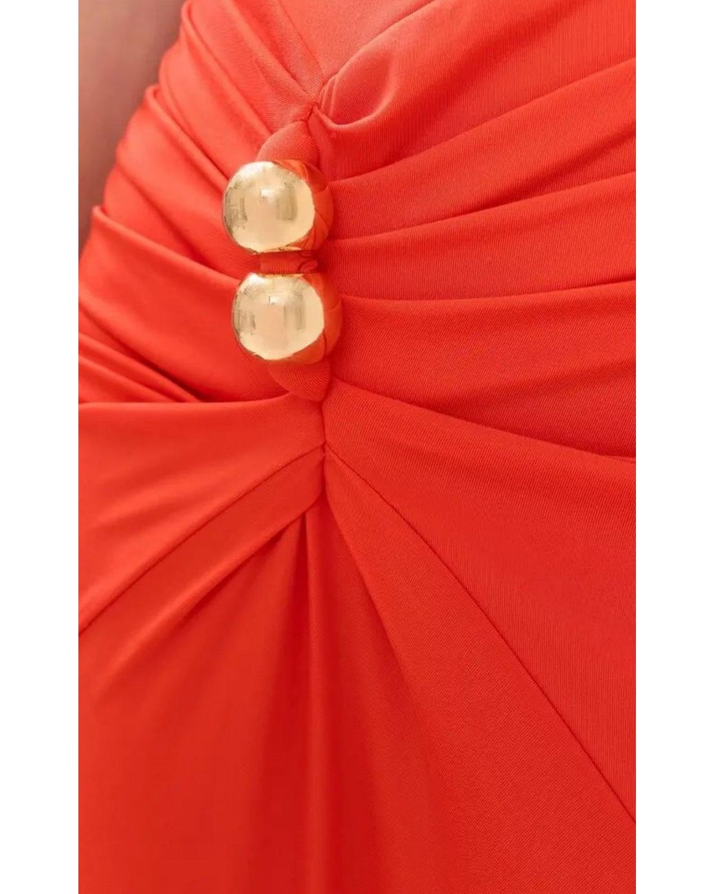 Silvia Tcherassi Frances Cutout Gathered Jersey Gown