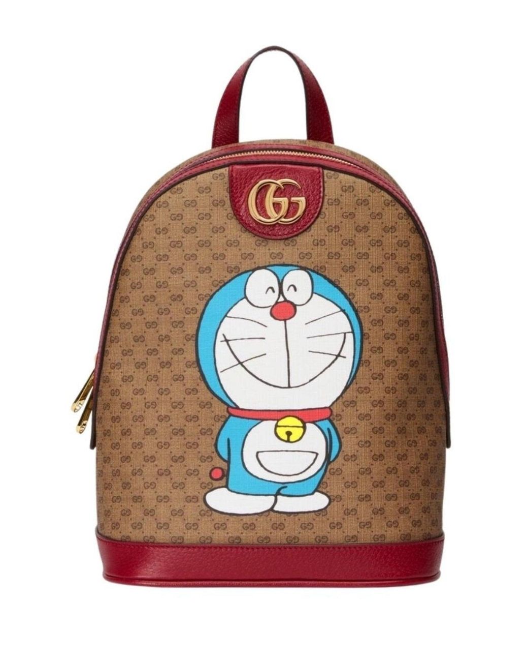 Gucci Pink Natural Doraemon X Small Backpack