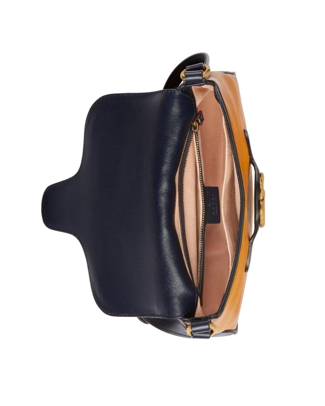 Gucci Yellow Small Messenger With Double GG Bag
