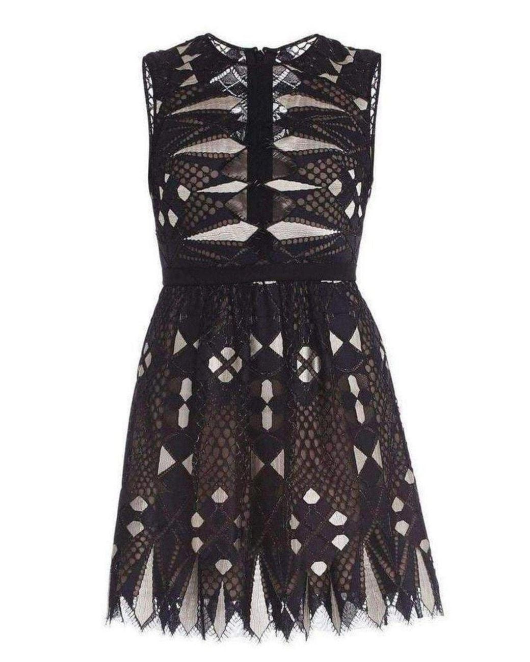 BCBGMAXAZRIA Black Kailey Sleeveless A-line Dress