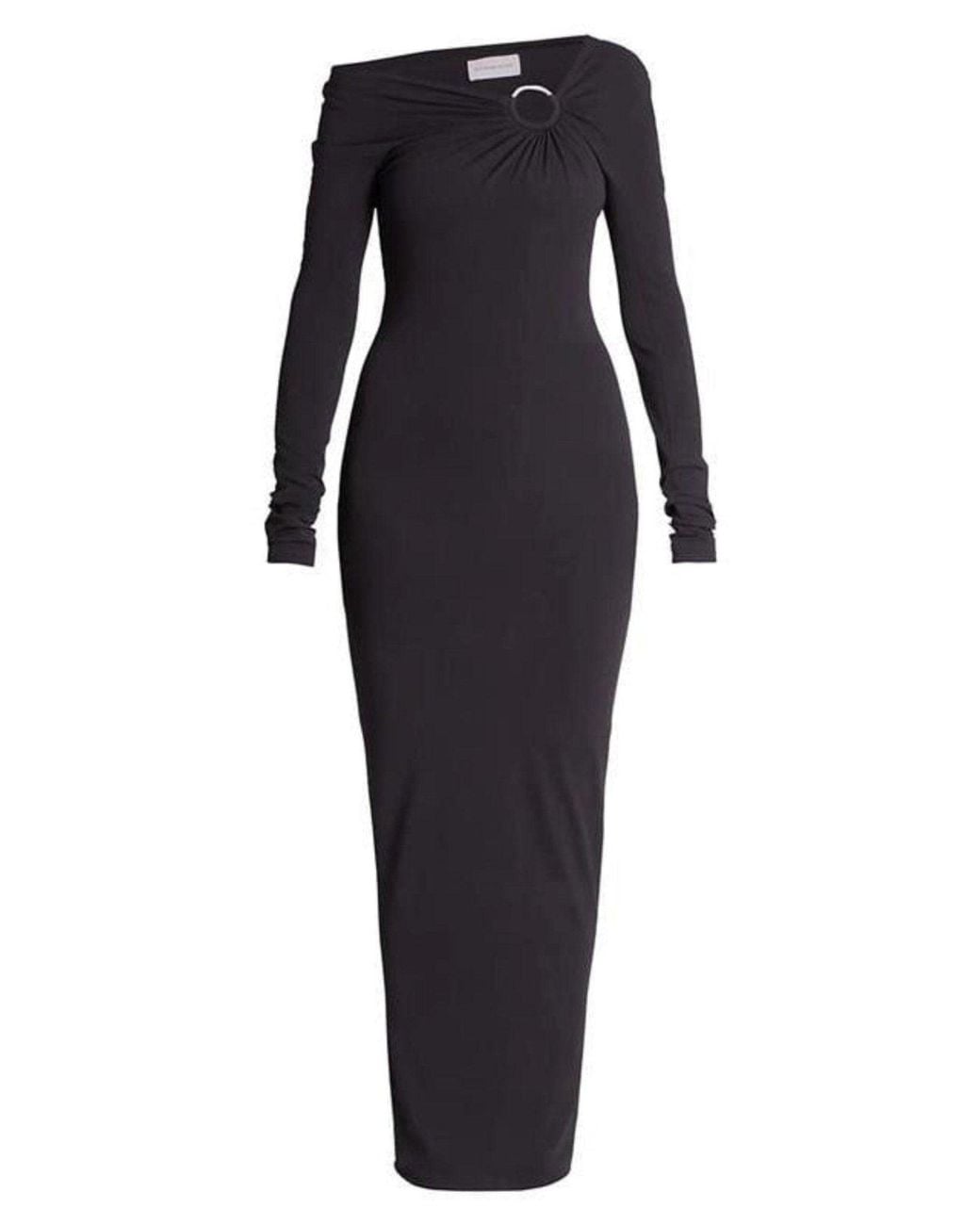 Alexandre Vauthier Blue Embellished Jersey Off-the-shoulder Dress