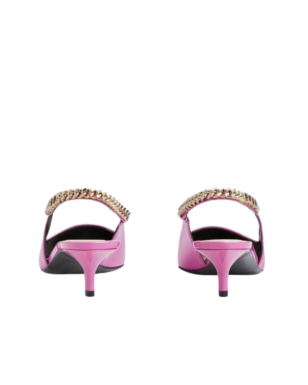 Gucci Pink Signoria Patent Leather Slingback Pumps