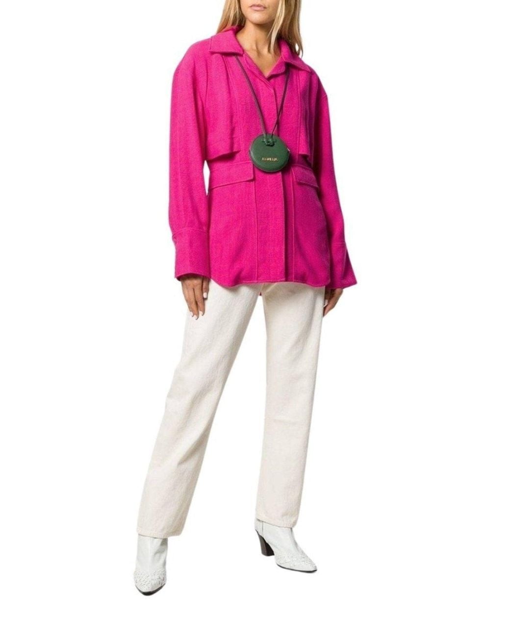 Jacquemus La Chemise Monceau Pink Layered Jacket