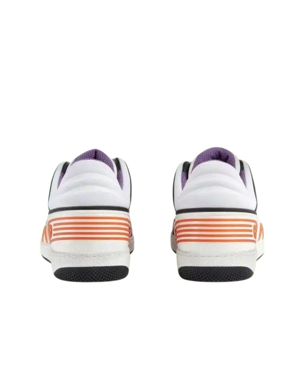 Gucci Red Basket Lace-up Sneakers - Men's for men