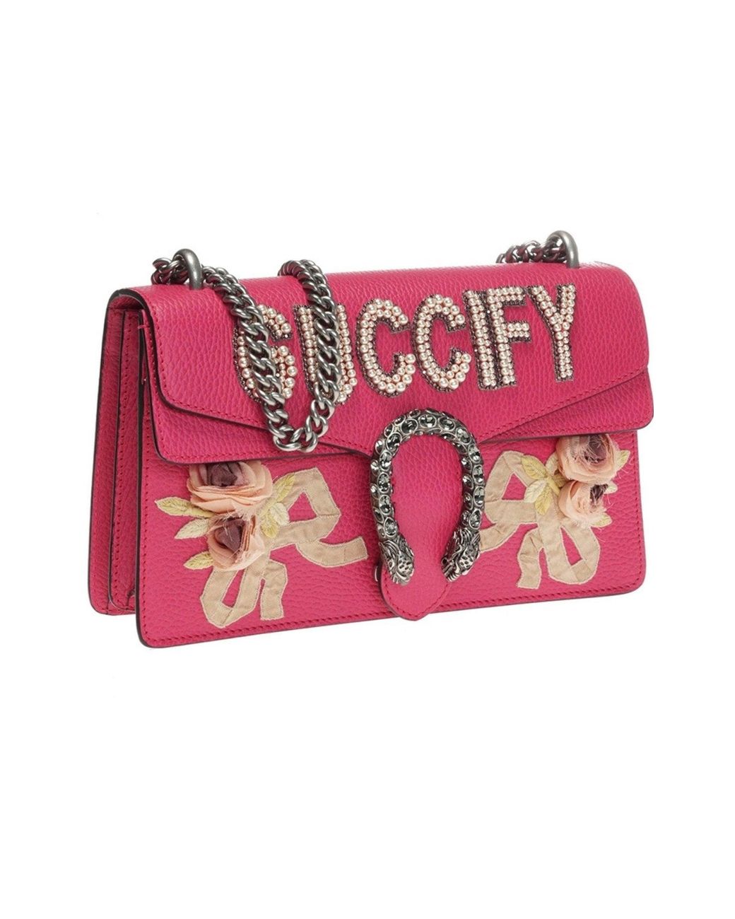 Gucci Pink Fy Dionysus Small Shoulder Bag It