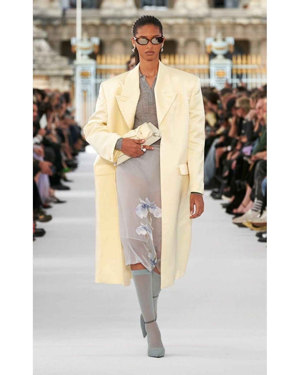 Givenchy White Show Stocking Pump