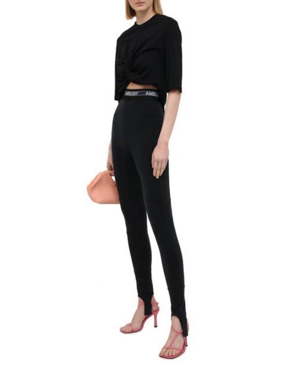 Ambush Black Logo Waistband Leggings