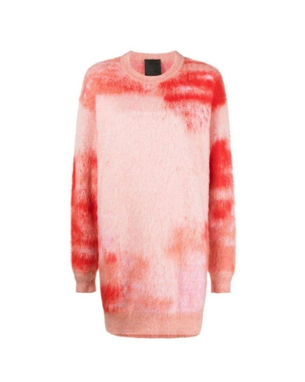 Givenchy Pink Chito Brushed Jacquard-knit Mini Dress