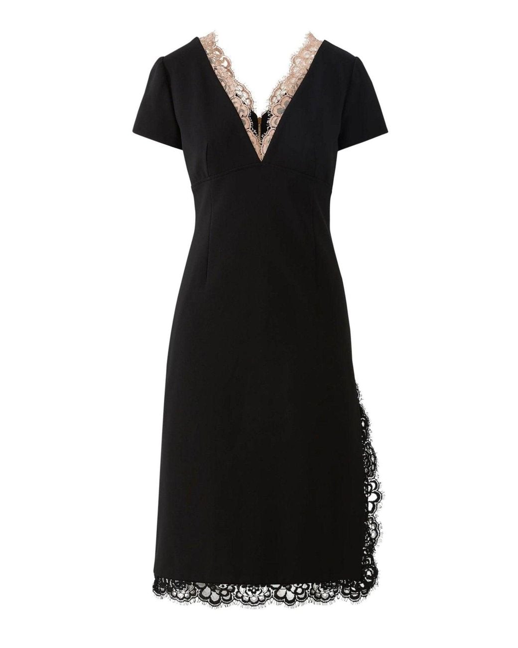 Gucci Black Lace Midi Dress