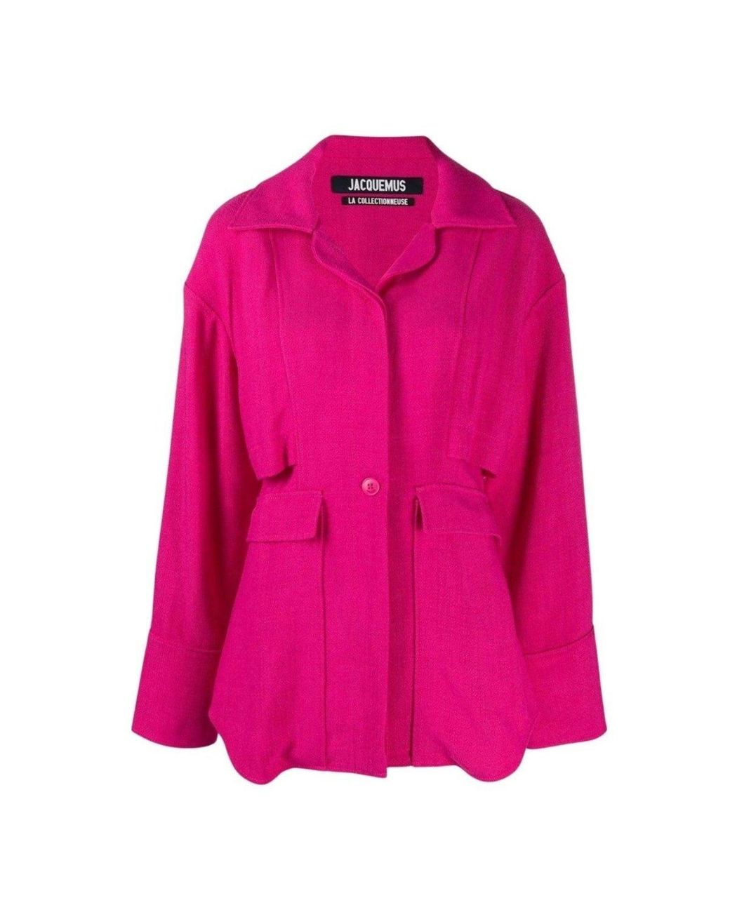 Jacquemus La Chemise Monceau Pink Layered Jacket