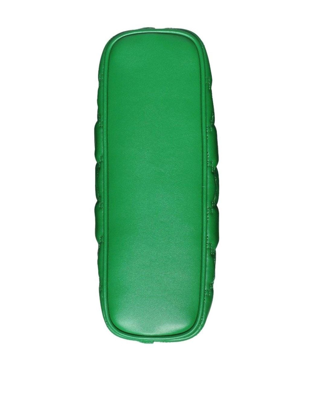 Gucci Green GG Matelassé Zipped Shoulder Bag