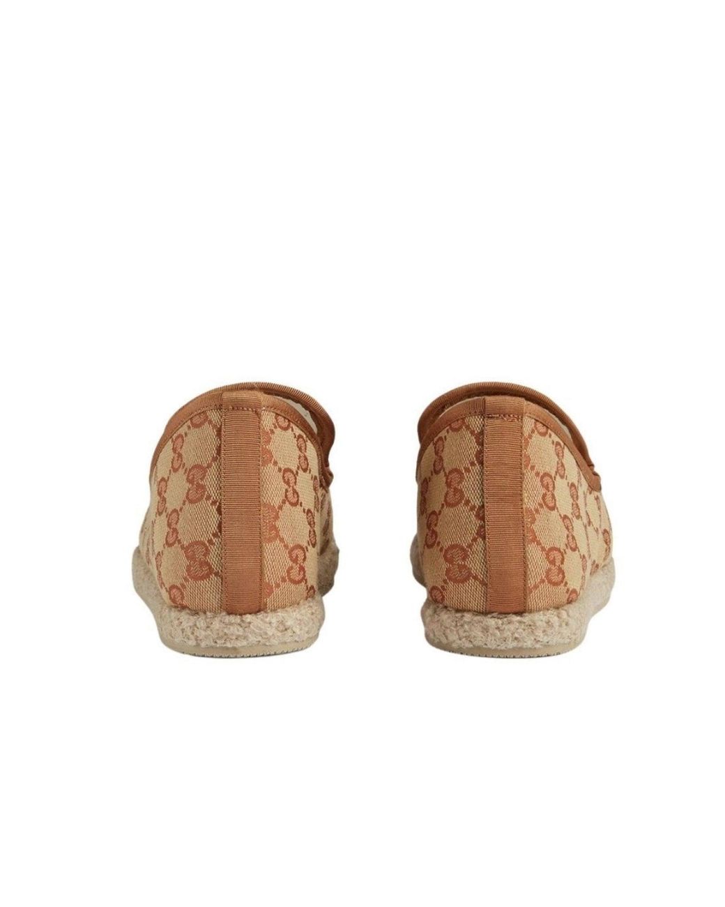 Gucci Brown GG Print Loafers