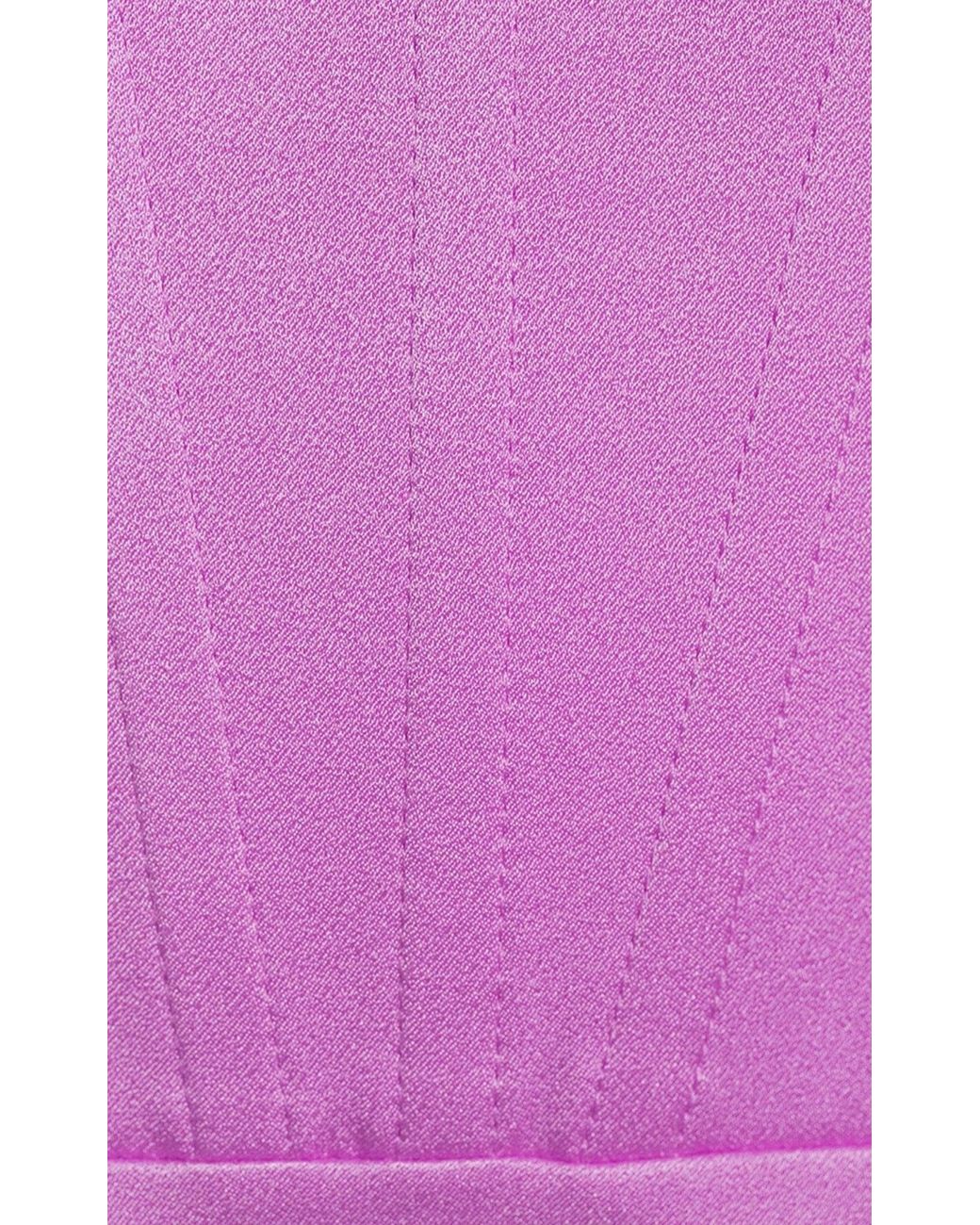 Alex Perry Purple Sweetheart Bustier Satin-crepe Midi Dress