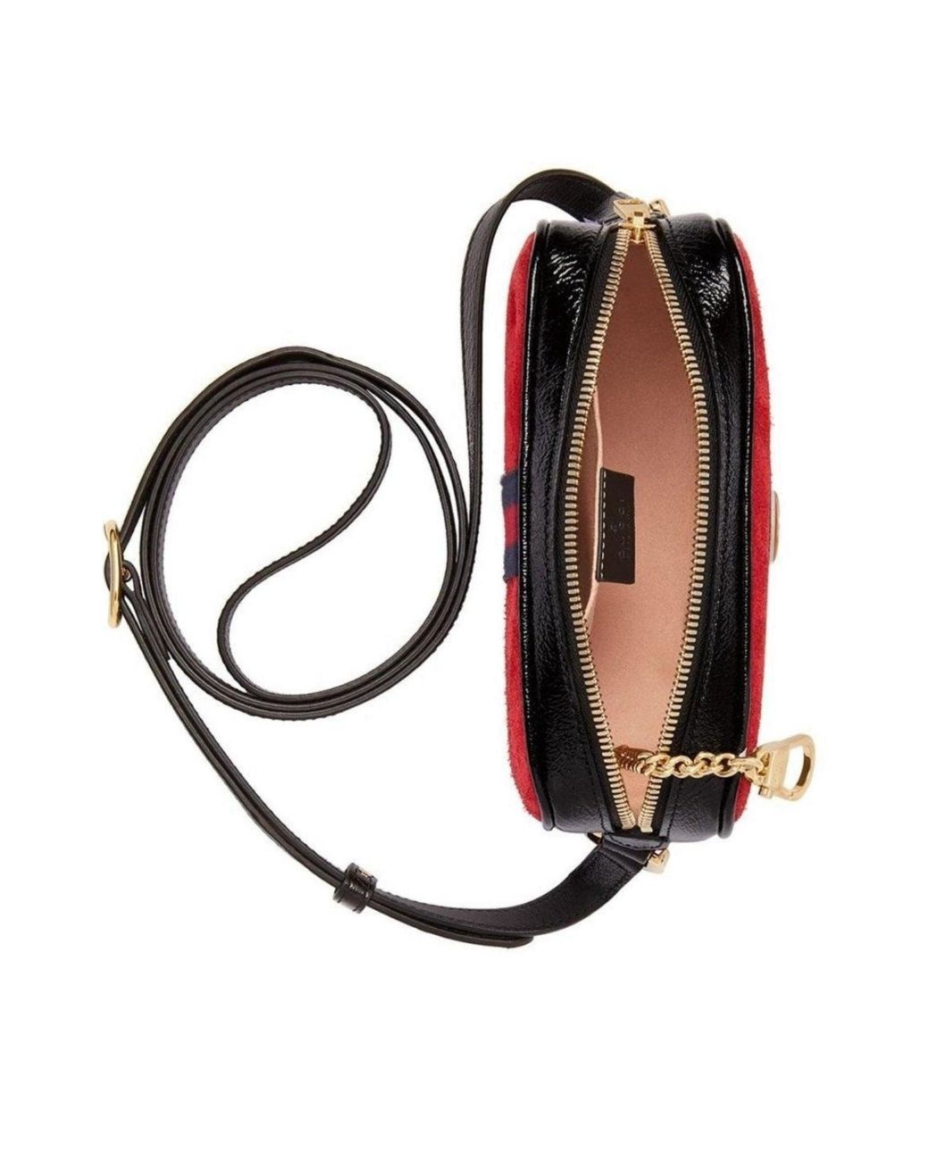 Gucci Red Ophidia Suede Mini Bag