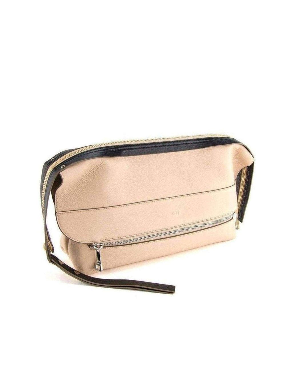 Chloé Natural Dalston Oversized Clutch Bag