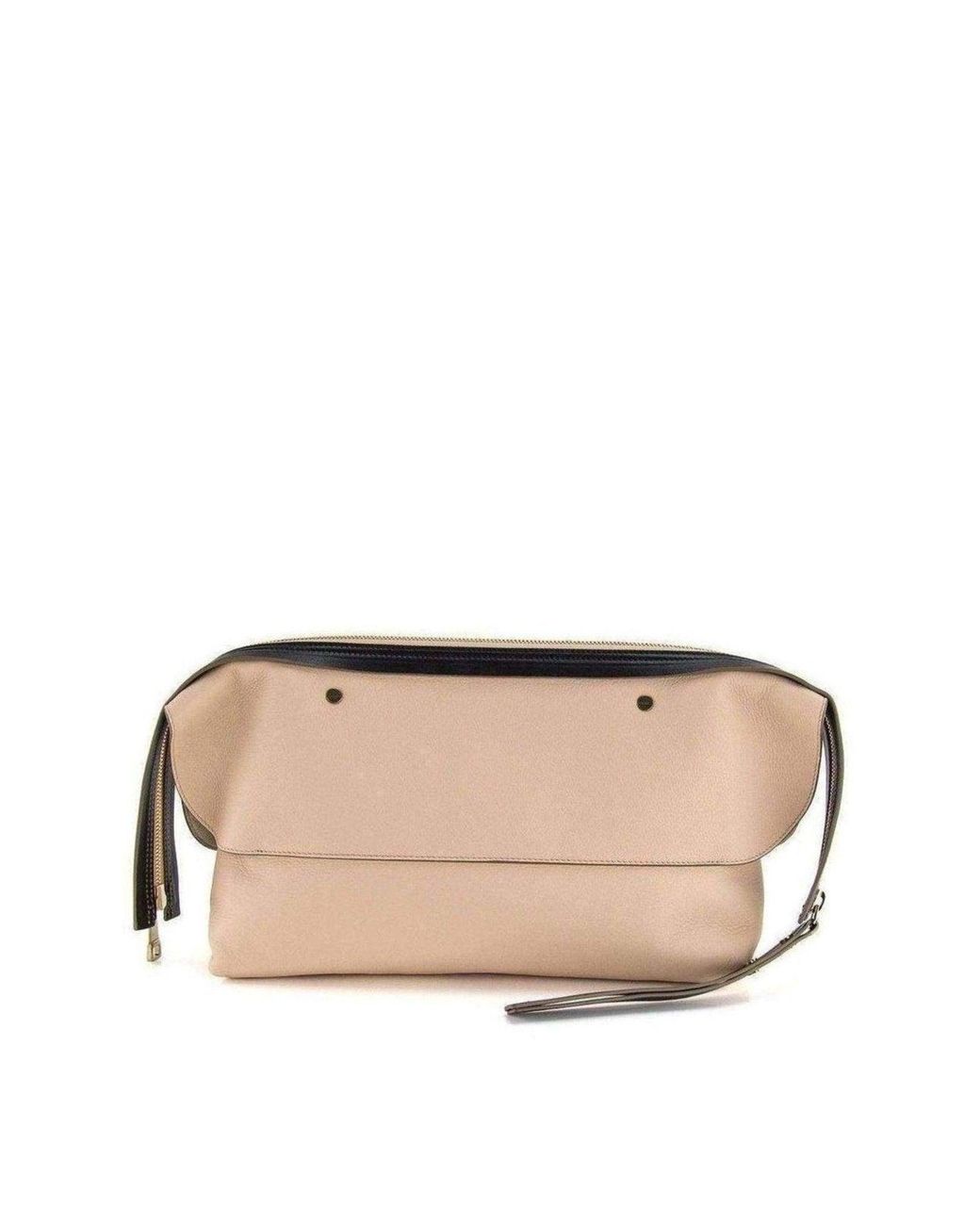 Chloé Natural Dalston Oversized Clutch Bag