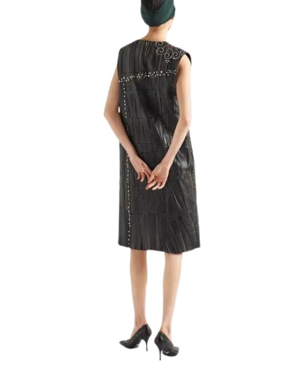 Vintage Prada Dress Prada Reversible Leather Mini Dress, $1,834 Lookastic