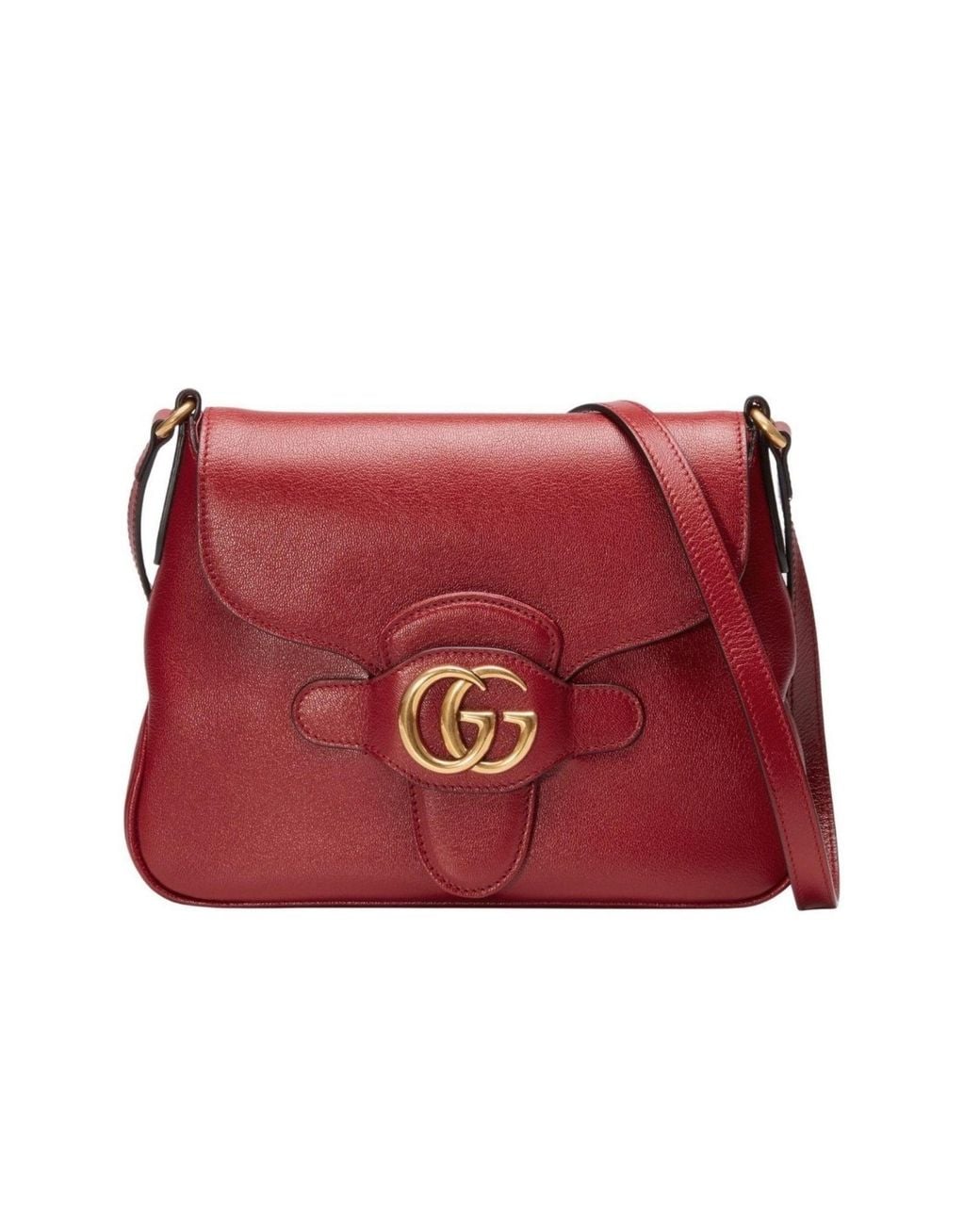 Gucci Small Messenger With Double GG Bag In Red