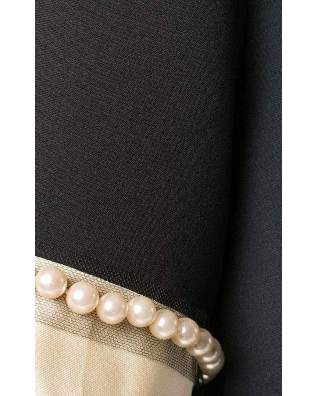 Gucci Black Pearl Embellished Shift Dress