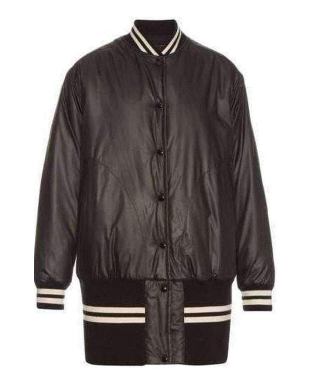 MM6 by Maison Margiela Gray Water Repellant Reversible Bomber Jacker