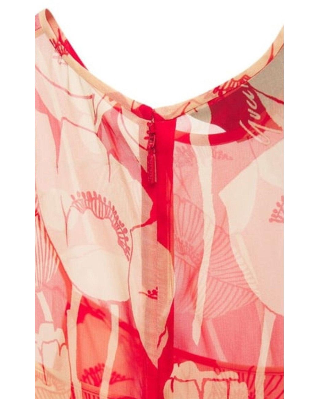 Gucci Red Poppy Silk Organza Maxi Dress